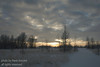 A mid December dusk on the Prairies